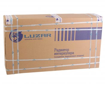 17 549 р. Охладитель ГАЗ-33104 наддувочного воздуха алюминиевый LUZAR LUZAR lric03104  с доставкой в г. Кемерово. Увеличить фотографию 4