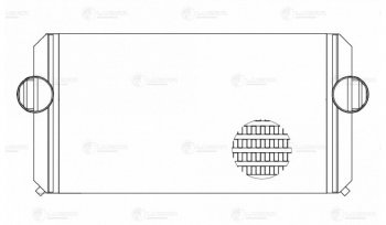 87 999 р. Охладитель К-744Р3,К9000 (дв.OM460LA,OM457LA) алюминиевый LUZAR LUZAR lric0604 LUZAR lric0604  с доставкой в г. Кемерово. Увеличить фотографию 3