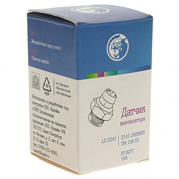 319 р. Датчик включения вентилятора ГАЗ,МОСКВИЧ 87-82 град. LUZAR LUZAR ls0241  с доставкой в г. Кемерово. Увеличить фотографию 3