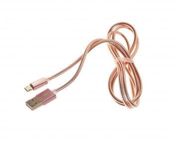 299 р. Кабель micro USB 1м розовое золото LDNIO LDNIO ls24 android  с доставкой в г. Кемерово. Увеличить фотографию 1