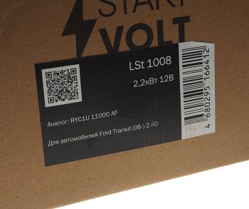 12 849 р. Стартер FORD Focus (04-),Fusion,Fiesta,Transit (1.2-2.4) STARTVOLT STARTVOLT lst1008  с доставкой в г. Кемерово. Увеличить фотографию 7