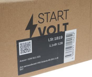 8 999 р. Стартер VW Golf (07-) AUDI A3 (09-) STARTVOLT STARTVOLT lst1819  с доставкой в г. Кемерово. Увеличить фотографию 6
