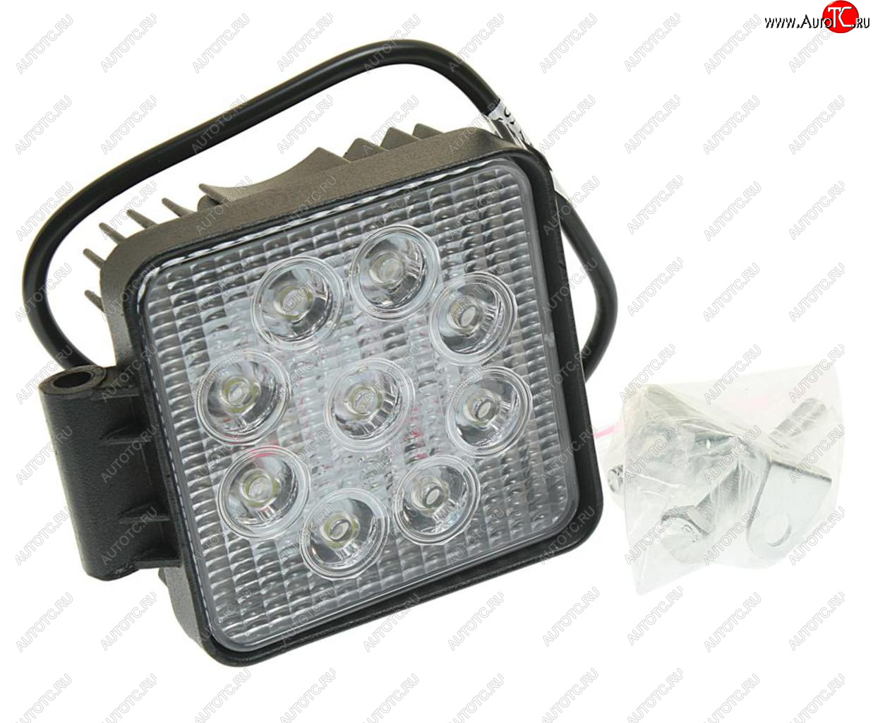 999 р. Фара рабочего света 105х105мм 27Вт (9 светодиодов) LED LT LED TECHNOLOGY lt-1227sf  с доставкой в г. Кемерово