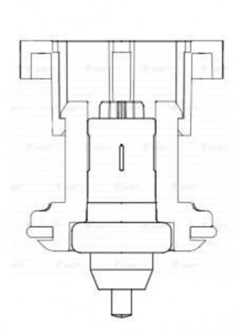 1 159 р. Термостат VW Golf (13-) AUDI A3 (13-) SEAT Leon (13-) SKODA Octavia (13-) LUZAR LUZAR lt1822  с доставкой в г. Кемерово. Увеличить фотографию 6