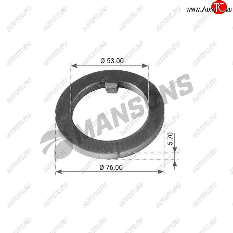 169 р. Шайба BPW (ECO,ECO Plus) ступицы стопорная (convertional,8-9т,10-12т) MANSONS MANSONS lw115  с доставкой в г. Кемерово
