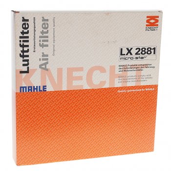 2 499 р. Фильтр воздушный CHEVROLET Cruze (09-) (2.0 D),Orlando (11-) (2.0 D) OPEL Astra J (1.4T1.6T) MAHLE MAHLE lx2881  с доставкой в г. Кемерово. Увеличить фотографию 1
