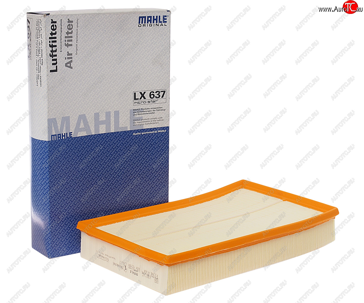 3 089 р. Фильтр воздушный VOLVO S80 (98-06) MAHLE MAHLE lx637  с доставкой в г. Кемерово