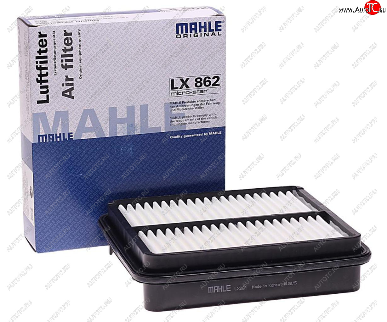 859 р. Фильтр воздушный SUZUKI Grand Vitara (98-) MAHLE MAHLE lx862 MAHLE lx862  с доставкой в г. Кемерово