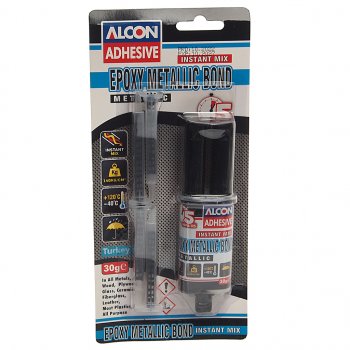 429 р. Клей эпоксидный двухкомпонентный серый 30г шприц ALCON ALCON m-2312  с доставкой в г. Кемерово. Увеличить фотографию 1
