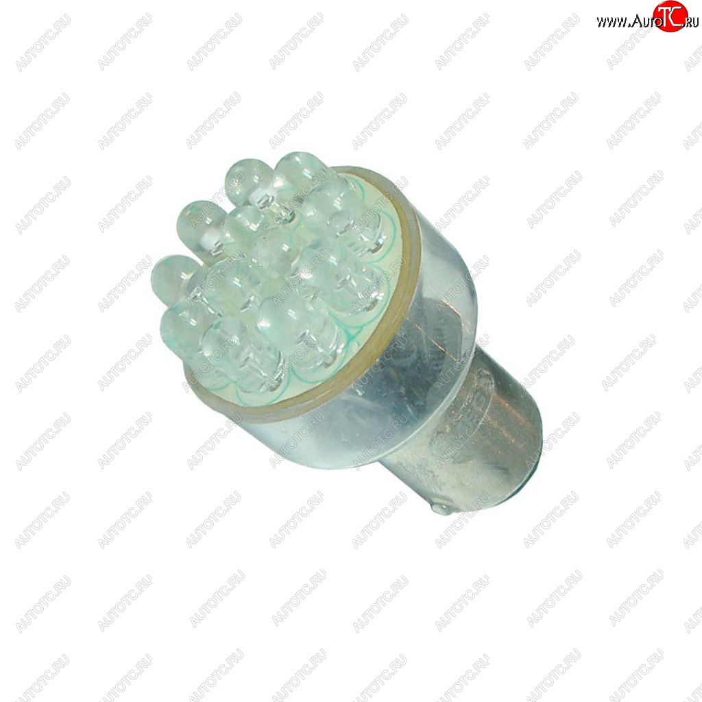 14 р. Лампа светодиодная 12V P215W BAY15d двухконтактная 12 светодиодов желтая MEGAPOWER MEGAPOWER-AUTOMOTIVE m-30404y  с доставкой в г. Кемерово