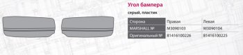 1 799 р. Панель MAN TGA LX угловая бампера правая нижняя MARSHALL MARSHALL m3090103  с доставкой в г. Кемерово. Увеличить фотографию 6