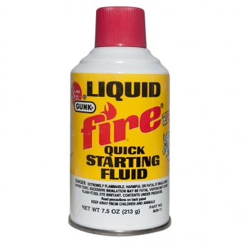 389 р. Жидкость для запуска двигателя FIRE эфир 35% аэрозоль 213г GUNK GUNK m3911  с доставкой в г. Кемерово. Увеличить фотографию 1