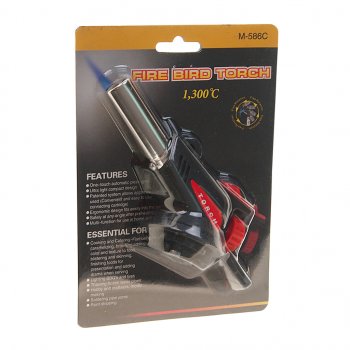 429 р. Горелка газовая под цанговый баллон с пьезоподжигом FIRE BIRD TORCH FIRE BIRD TORCH m-586c  с доставкой в г. Кемерово. Увеличить фотографию 1