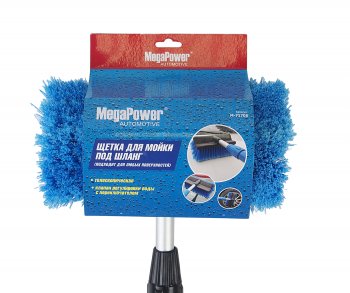 1 689 р. Щетка для мойки автомобиля телескопическая 135-300см под шланг MEGAPOWER MEGAPOWER-AUTOMOTIVE m-71705  с доставкой в г. Кемерово. Увеличить фотографию 3