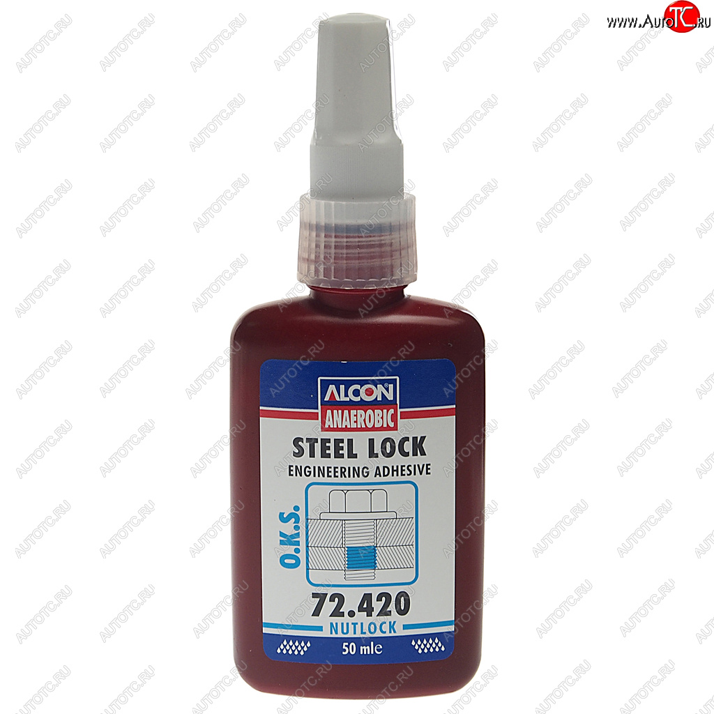 369 р. Фиксатор резьбы анаэробный средней фиксации 50мл ALCON ALCON m-7242 ALCON m-7242  с доставкой в г. Кемерово