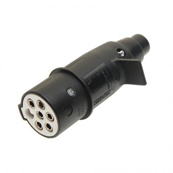 469 р. Разъем электрический прицепа ISO 3731 Type S 7-полюсный (вилка пластик) MARSHALL MARSHALL m7342001  с доставкой в г. Кемерово. Увеличить фотографию 1