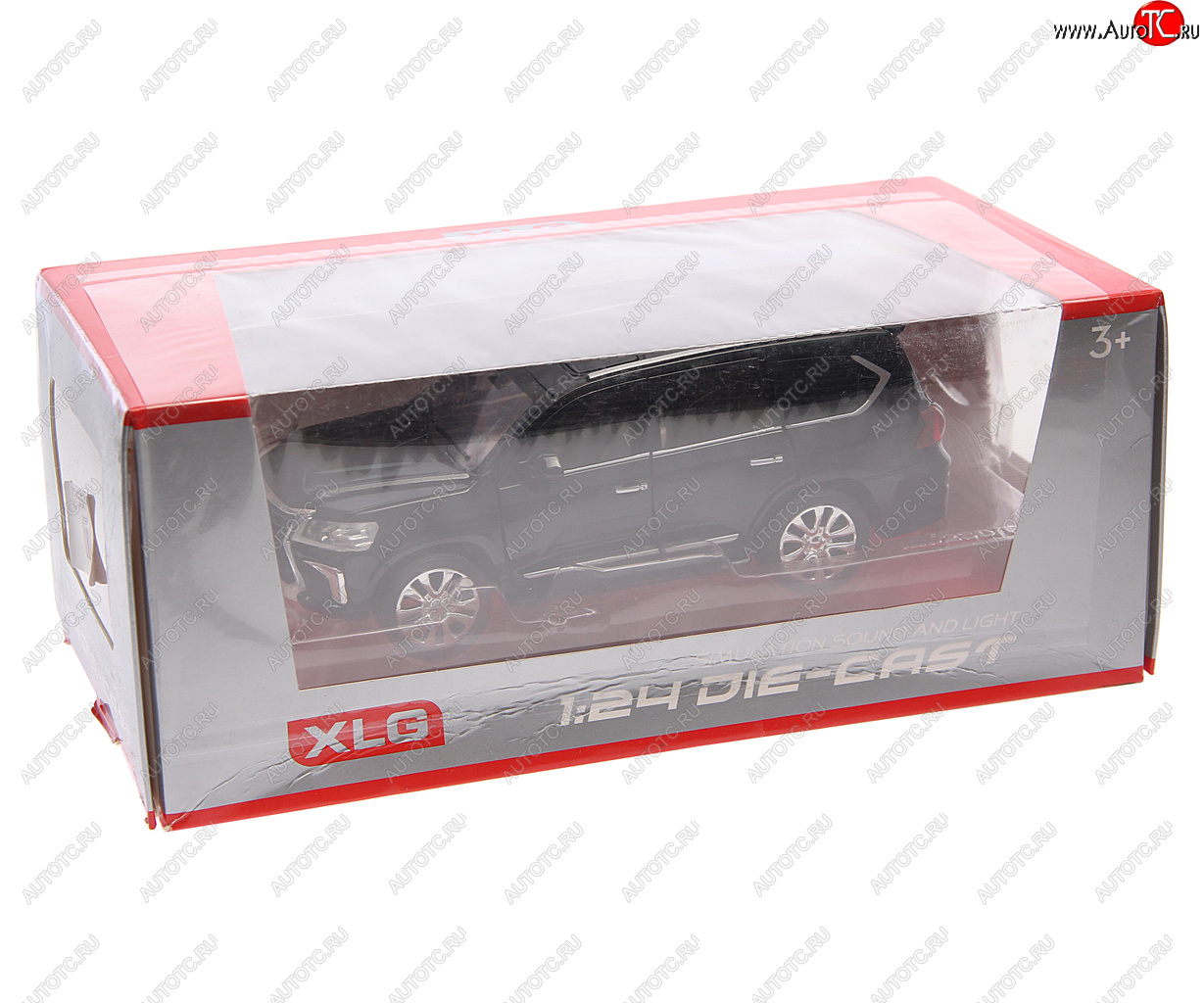 3 499 р. Модель автомобиля LEXUS LX570 металлическая (1:24) (свет,звук) NO NAME m923x-1 NO NAME m923x-1  с доставкой в г. Кемерово