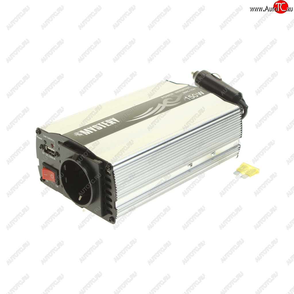 2 999 р. Преобразователь напряжения (инвертор) 12-220V 150Вт MYSTERY MYSTERY mac-150  с доставкой в г. Кемерово