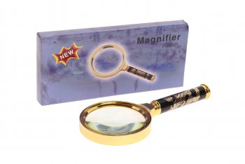 238 р. Лупа 70мм металлическая оправа MAGNIFER MAGNIFER magnifer  с доставкой в г. Кемерово. Увеличить фотографию 1
