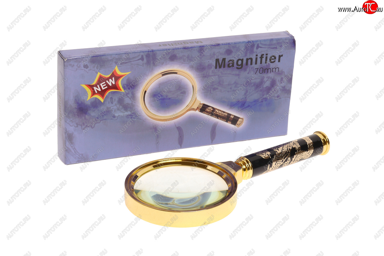 238 р. Лупа 70мм металлическая оправа MAGNIFER MAGNIFER magnifer  с доставкой в г. Кемерово