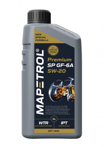 1 199 р. Масло моторное PREMIUM SP GF-6A 5W20 синт.1л MAPETROL MAPETROL map0015  с доставкой в г. Кемерово. Увеличить фотографию 1