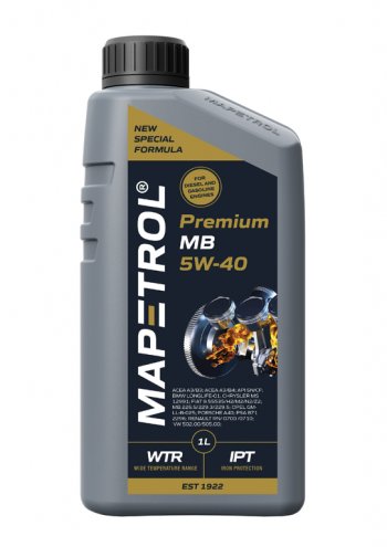 1 279 р. Масло моторное PREMIUM MB 5W40 синт.1л MAPETROL MAPETROL map0157  с доставкой в г. Кемерово. Увеличить фотографию 1