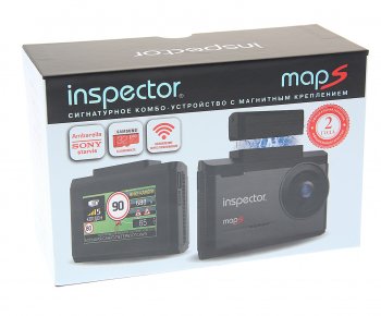 23 499 р. Видеорегистратор с радар-детектором GPS INSPECTOR INSPECTOR maps INSPECTOR maps  с доставкой в г. Кемерово. Увеличить фотографию 4