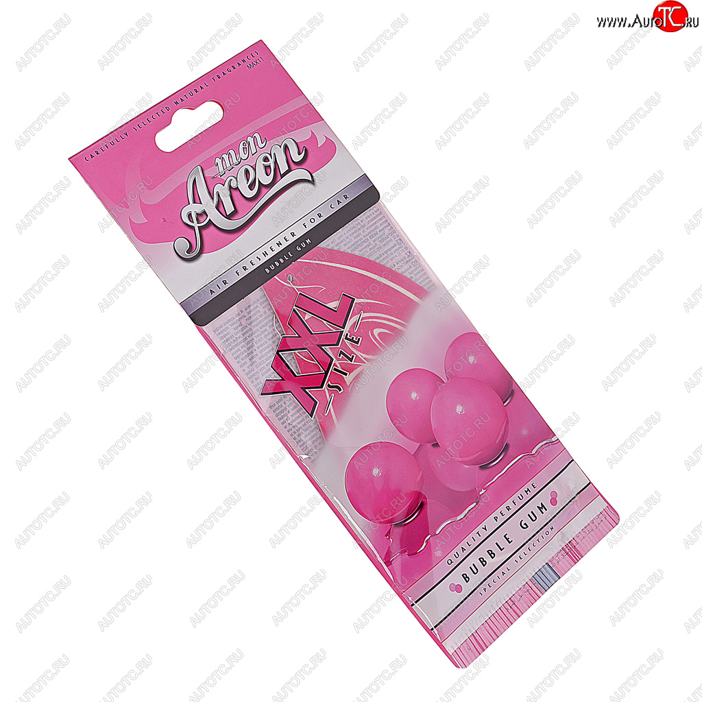 125 р. Ароматизатор подвесной пластина (bubble gum) Mon XXL AREON AREON max11  с доставкой в г. Кемерово
