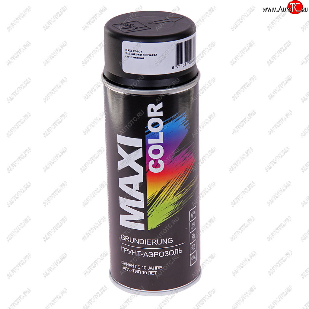 529 р. Грунт черный аэрозоль 0.4л MAXI COLOR MAXI COLOR maxi color 0004mx  с доставкой в г. Кемерово