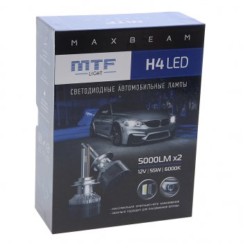 7 899 р. Лампа светодиодная 12V H4 P43t-38 (2шт.) MTF MTF mb04k6  с доставкой в г. Кемерово. Увеличить фотографию 3