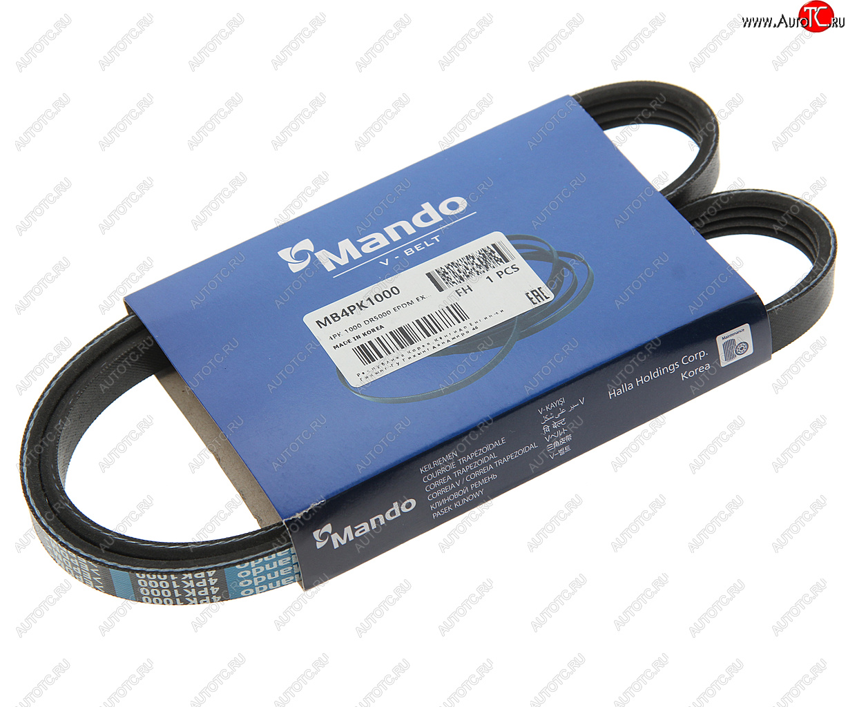 151 р. Ремень приводной поликлиновой 4PK1000 MANDO MANDO mb4pk1000  с доставкой в г. Кемерово