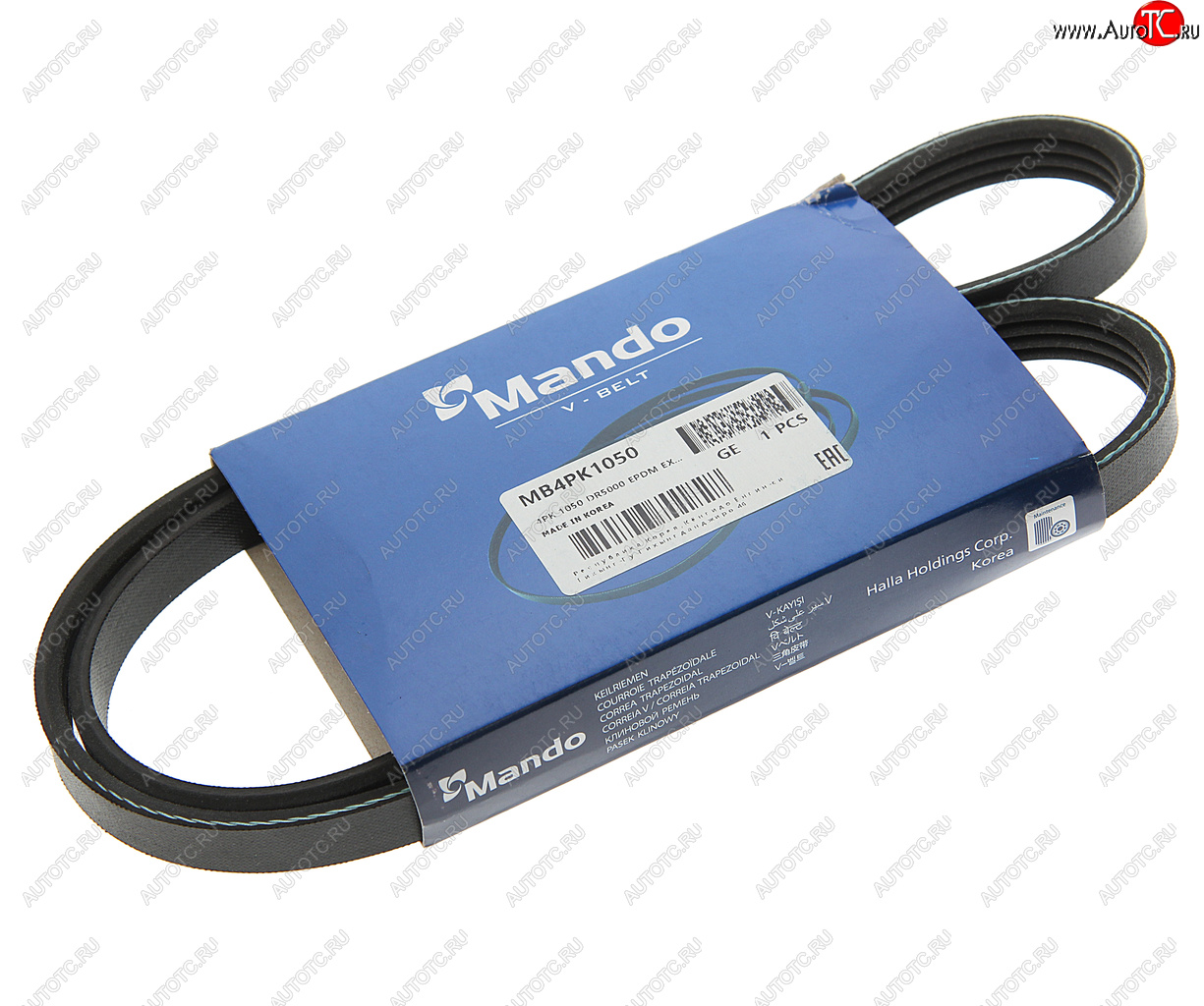 224 р. Ремень приводной поликлиновой 4PK1050 MANDO MANDO mb4pk1050  с доставкой в г. Кемерово