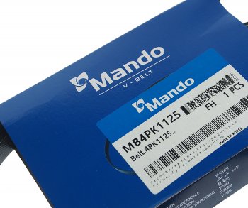 176 р. Ремень приводной поликлиновой 4PK1125 MANDO MANDO mb4pk1125  с доставкой в г. Кемерово. Увеличить фотографию 3