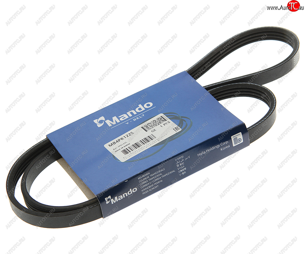 170 р. Ремень приводной поликлиновой 4PK1225 MANDO MANDO mb4pk1225  с доставкой в г. Кемерово