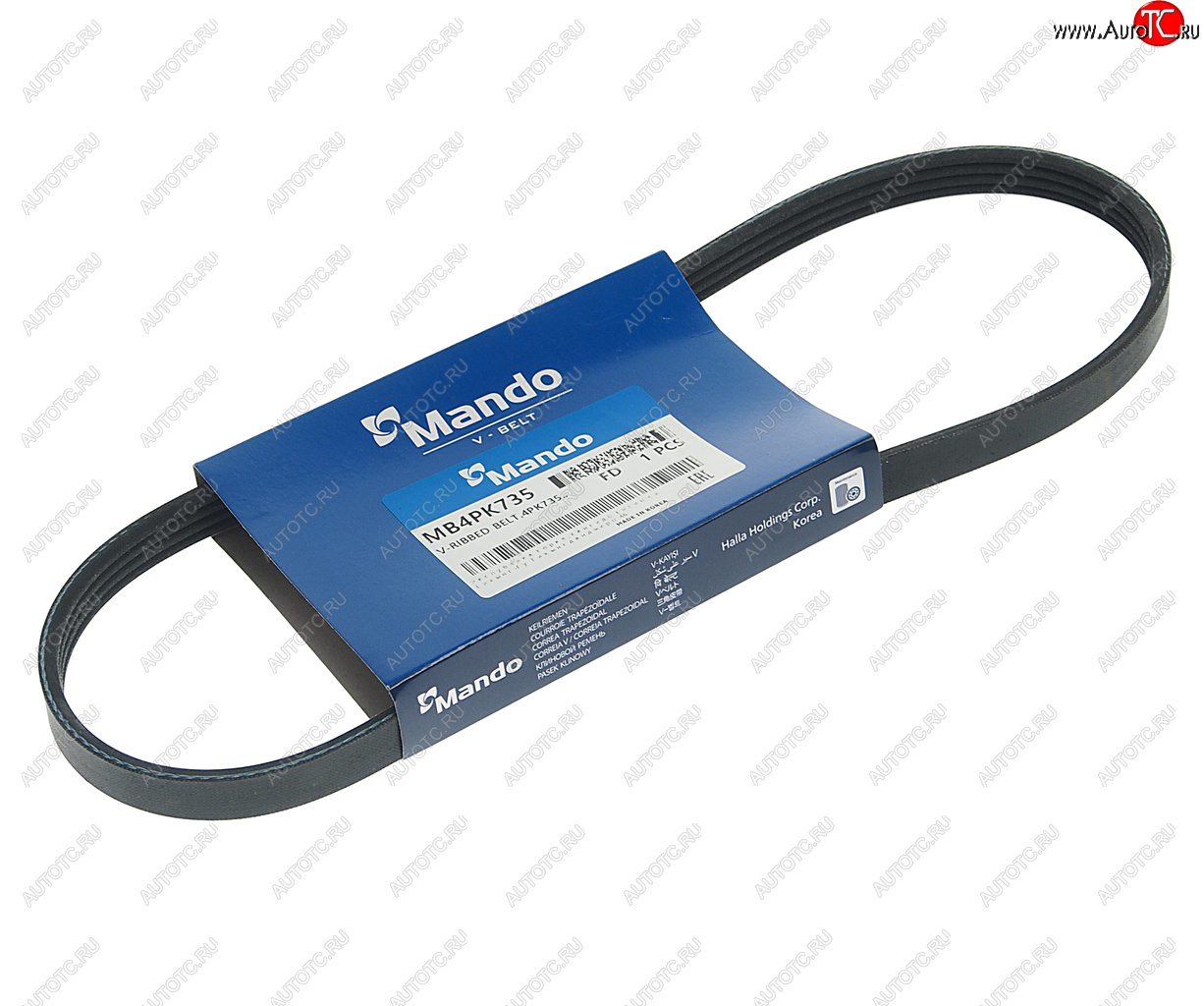 132 р. Ремень приводной поликлиновой 4PK735 DAEWOO Matiz кондиционера MANDO MANDO mb4pk735  с доставкой в г. Кемерово