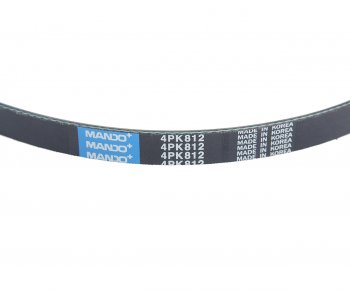 419 р. Ремень приводной поликлиновой 4PK812 HYUNDAI Elantra (00-) кондиционера MANDO MANDO mb4pk812 MANDO mb4pk812  с доставкой в г. Кемерово. Увеличить фотографию 2