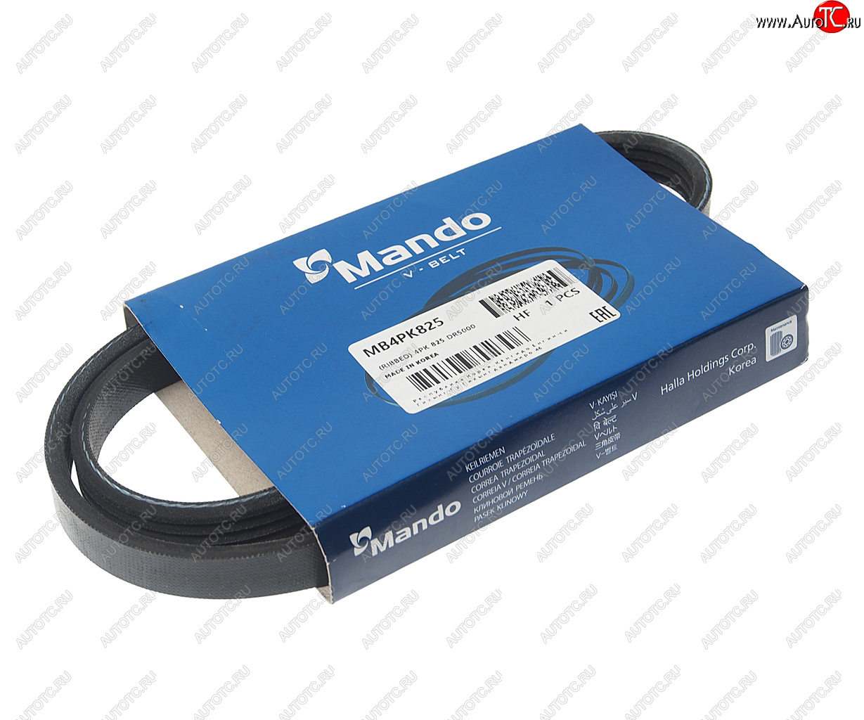 359 р. Ремень приводной поликлиновой 4PK825 MANDO MANDO mb4pk825  с доставкой в г. Кемерово