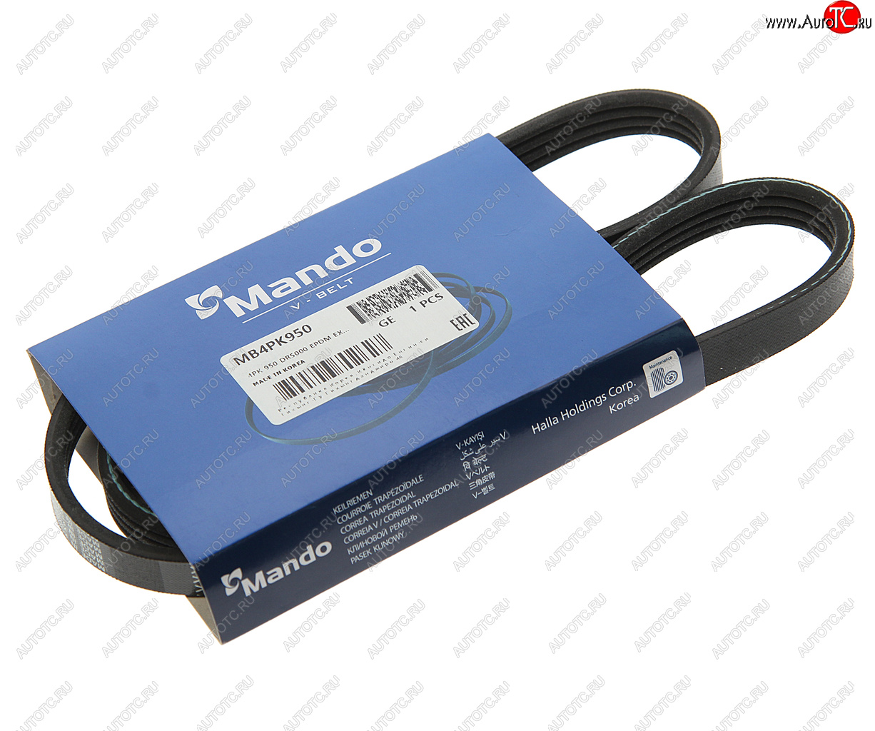 319 р. Ремень приводной поликлиновой 4PK950 MANDO MANDO mb4pk950 MANDO mb4pk950  с доставкой в г. Кемерово