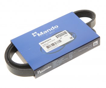 539 р. Ремень приводной поликлиновой 5PK870 DAEWOO Nexia (без ГУР) MANDO MANDO mb5pk870  с доставкой в г. Кемерово. Увеличить фотографию 1