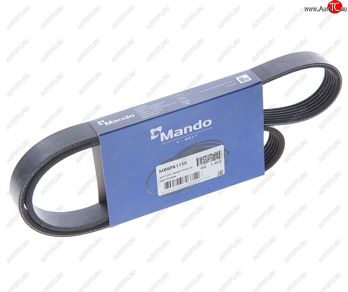 759 р. Ремень приводной поликлиновой 6PK1150 INFINITI M35 MANDO MANDO mb6pk1150  с доставкой в г. Кемерово