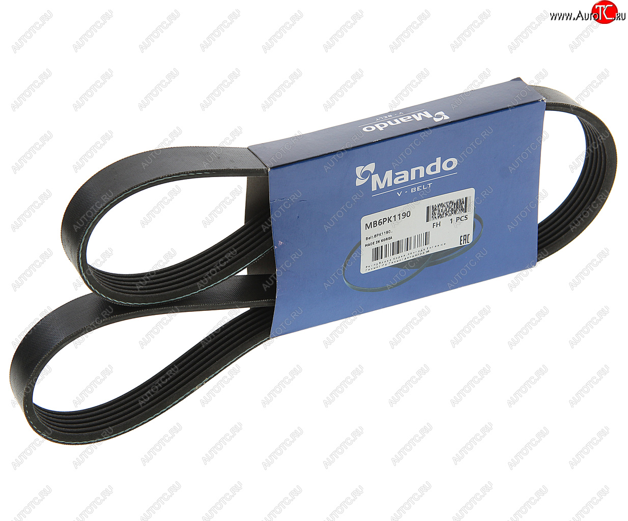 559 р. Ремень приводной поликлиновой 6PK1190 MANDO MANDO mb6pk1190  с доставкой в г. Кемерово