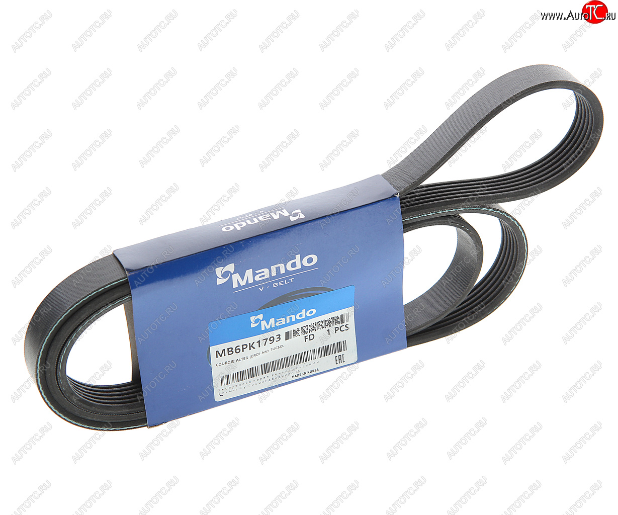 379 р. Ремень приводной поликлиновой 6PK1793 MANDO MANDO mb6pk1793  с доставкой в г. Кемерово