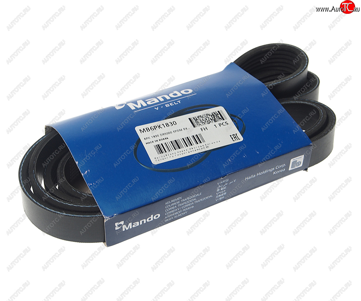 469 р. Ремень приводной поликлиновой 6PK1830 MITSUBISHI Outlander (03-) MANDO MANDO mb6pk1830  с доставкой в г. Кемерово
