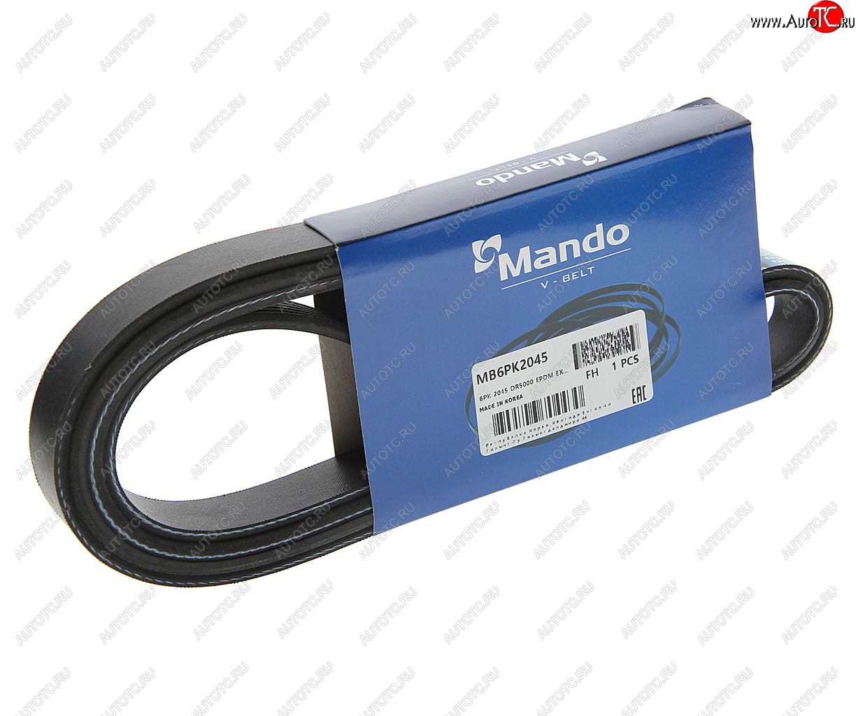 559 р. Ремень приводной поликлиновой 6PK2045 MANDO MANDO mb6pk2045  с доставкой в г. Кемерово