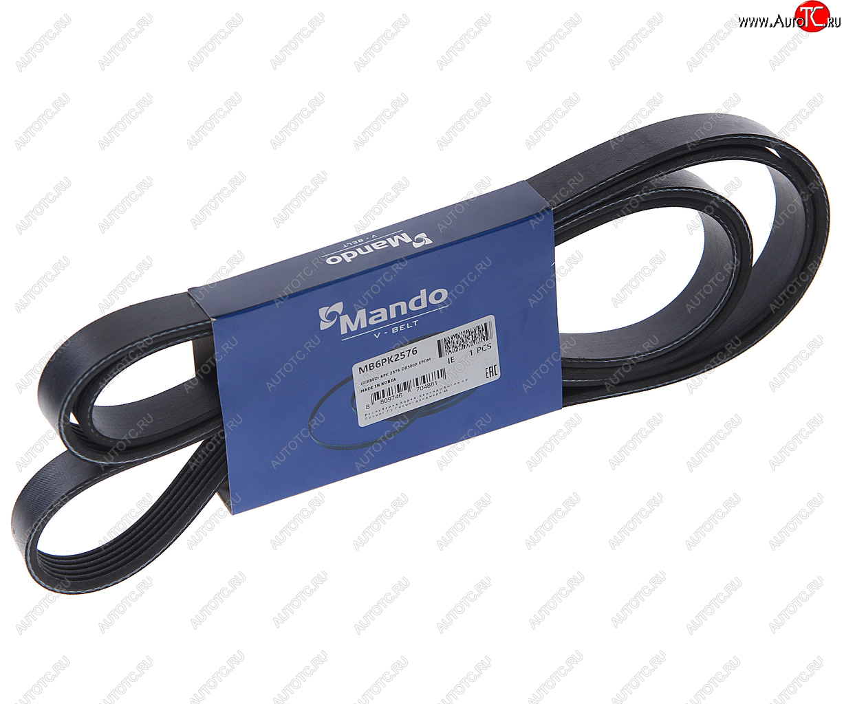 2 299 р. Ремень приводной поликлиновой 6PK2576 MANDO MANDO mb6pk2576  с доставкой в г. Кемерово