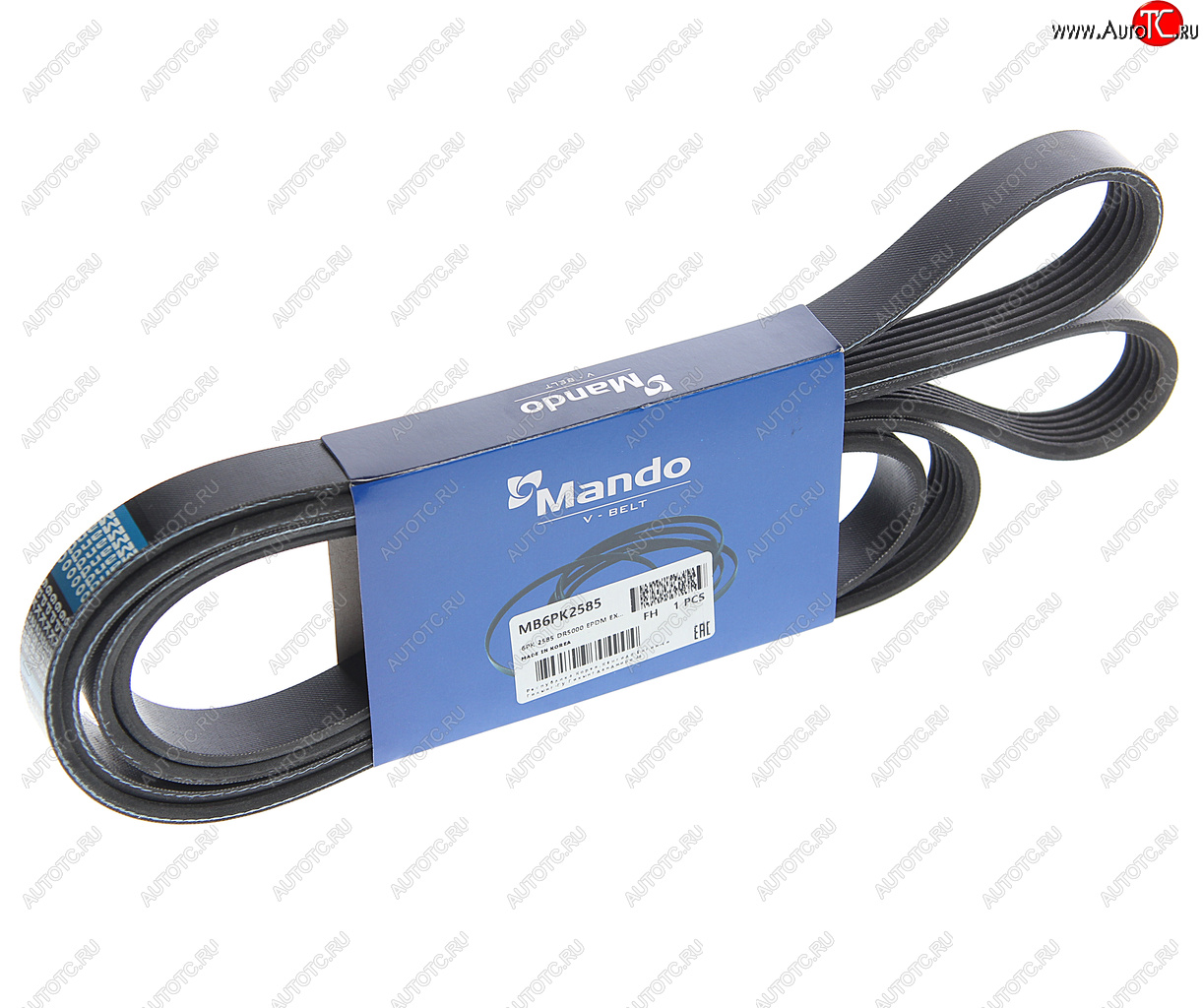 1 079 р. Ремень приводной поликлиновой 6PK2585 MANDO MANDO mb6pk2585  с доставкой в г. Кемерово