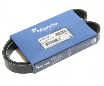 349 р. Ремень приводной поликлиновой 6PK880 CHEVROLET Aveo (03-) MANDO MANDO mb6pk880  с доставкой в г. Кемерово. Увеличить фотографию 1