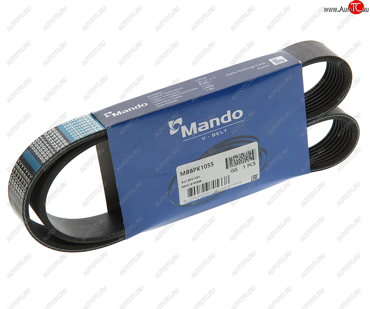 549 р. Ремень приводной поликлиновой 8PK1055 MANDO MANDO mb8pk1055  с доставкой в г. Кемерово