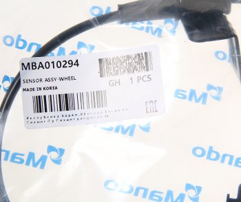 2 299 р. Датчик АБС KIA Mohave (19-) колеса переднего левого MANDO MANDO mba010294 MANDO mba010294  с доставкой в г. Кемерово. Увеличить фотографию 2