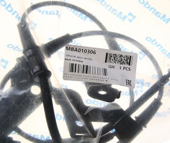 659 р. Датчик АБС HYUNDAI Genesis GV80 (19-) (4WD) колеса переднего левого MANDO MANDO mba010306  с доставкой в г. Кемерово. Увеличить фотографию 2